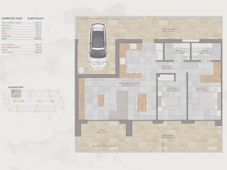 Испания bungalow torre-pacheco 