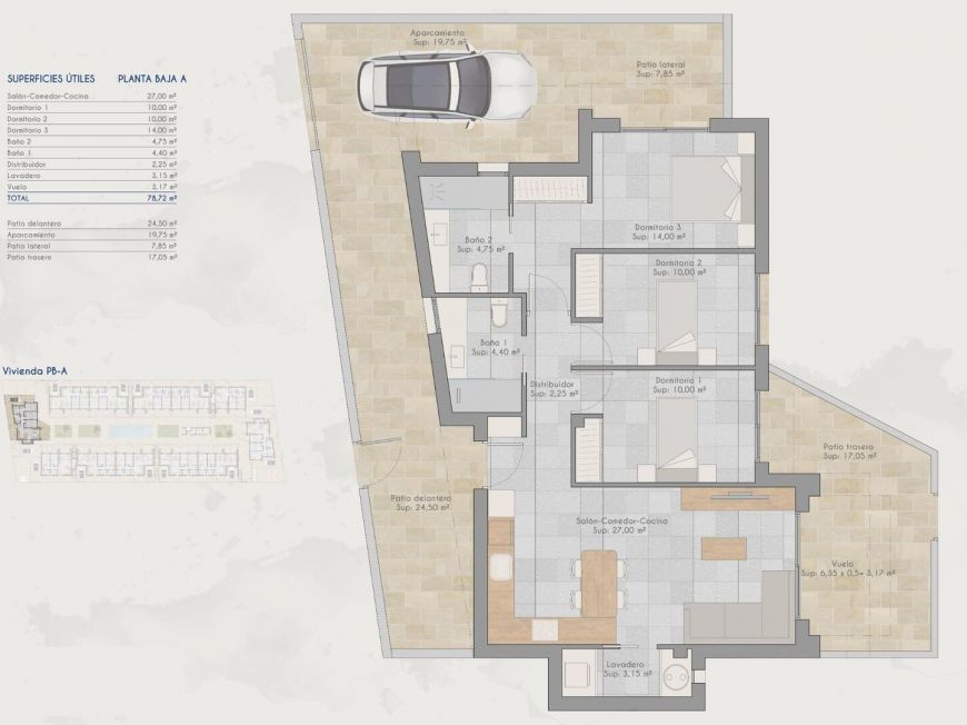 Испания bungalow torre-pacheco