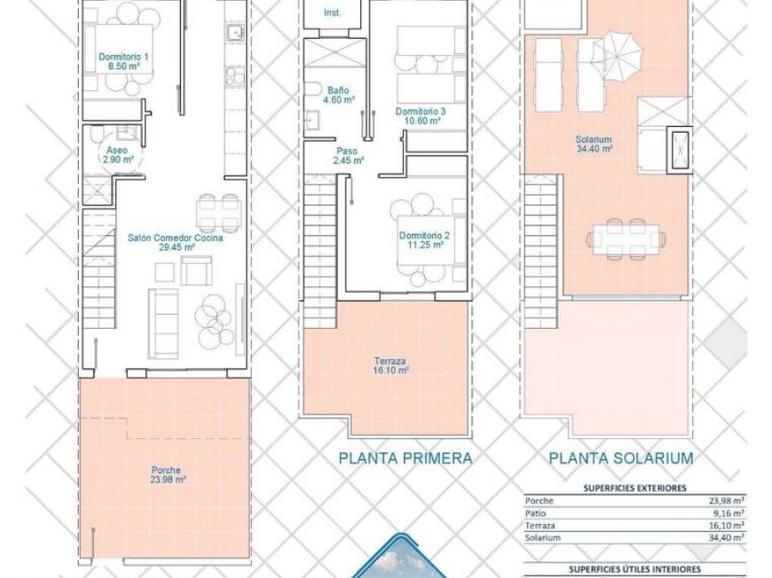 Španělsko Novostavby Pilar-de-la-horadada