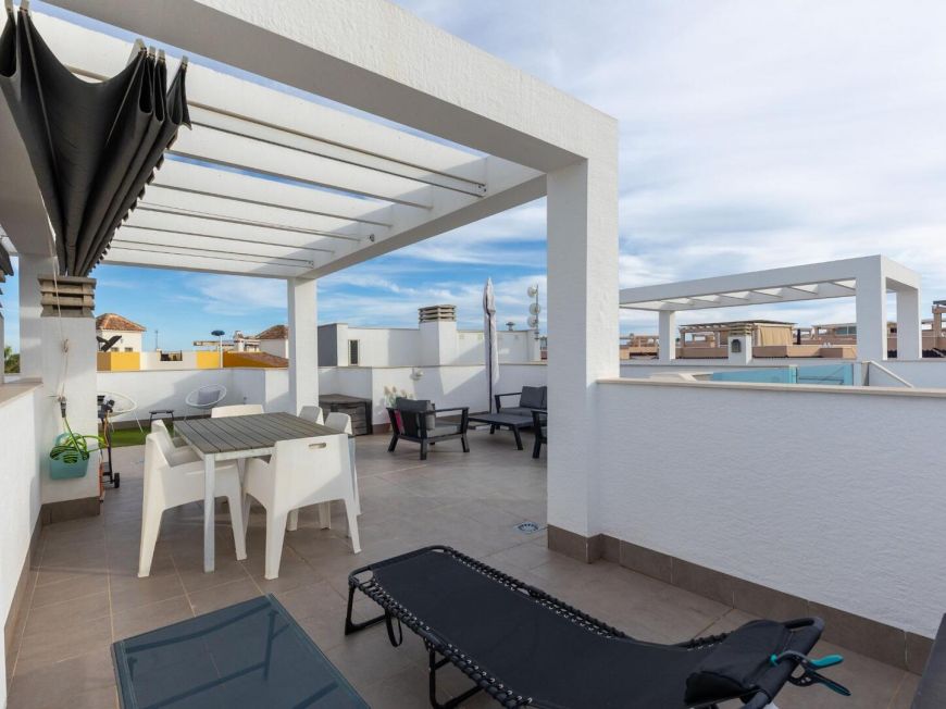 Spain Top Floor Bungalow with Private Solarium – Oasis Beach 7, Punta Prima (Torrevieja)