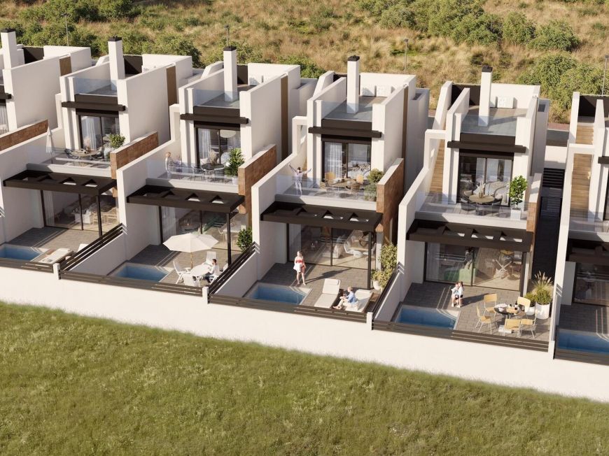 Španělsko New Scandinavian Style Homes in Aguas Nuevas Torrevieja