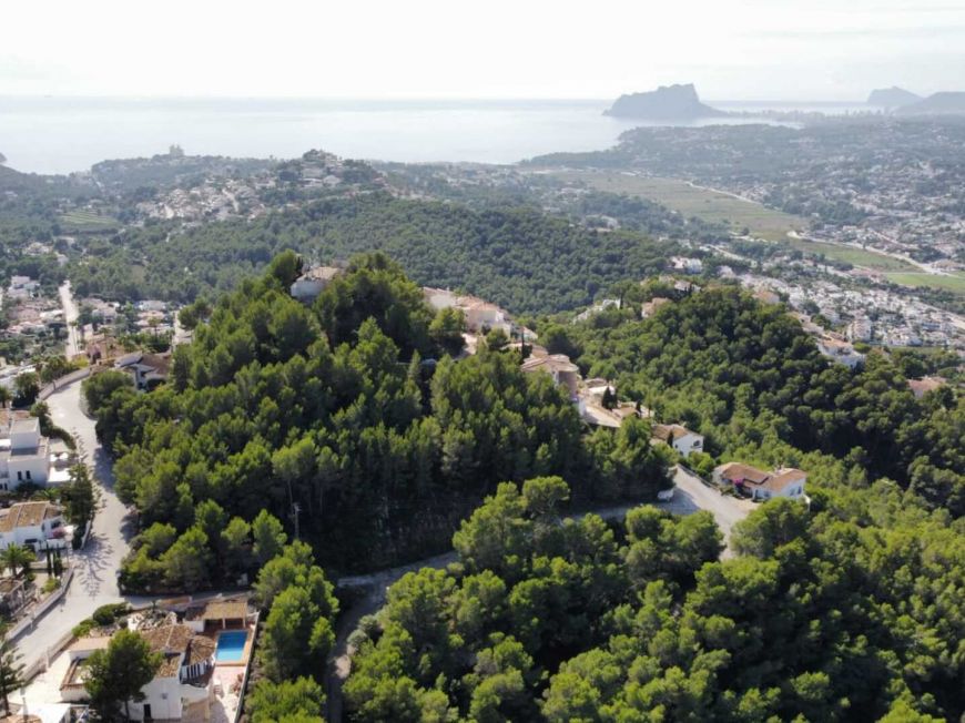 Španělsko Pozemek Moraira Alicante