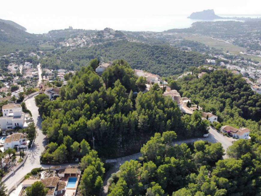 Španělsko Pozemek Moraira Alicante