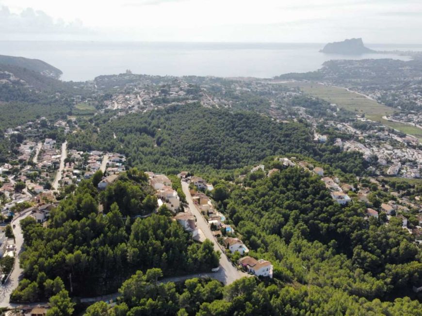 Španělsko Pozemek Moraira Alicante