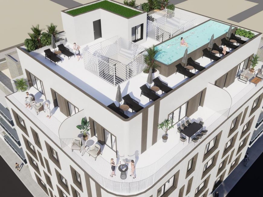 Španělsko Stylish Residential Building 60 m away from El Acequion Beach at Torrevieja