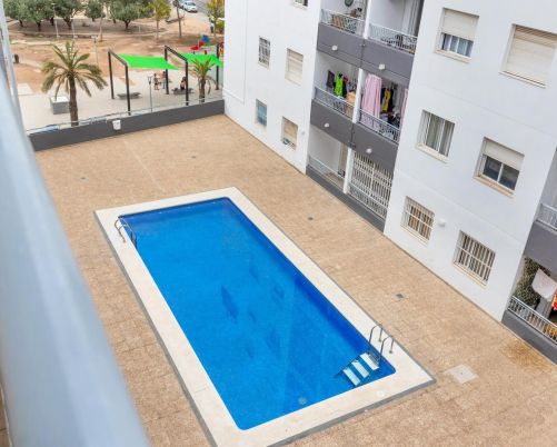 2-Bedroom Apartment with Pool, Garage and Storage Room Near the Centre of Torrevieja